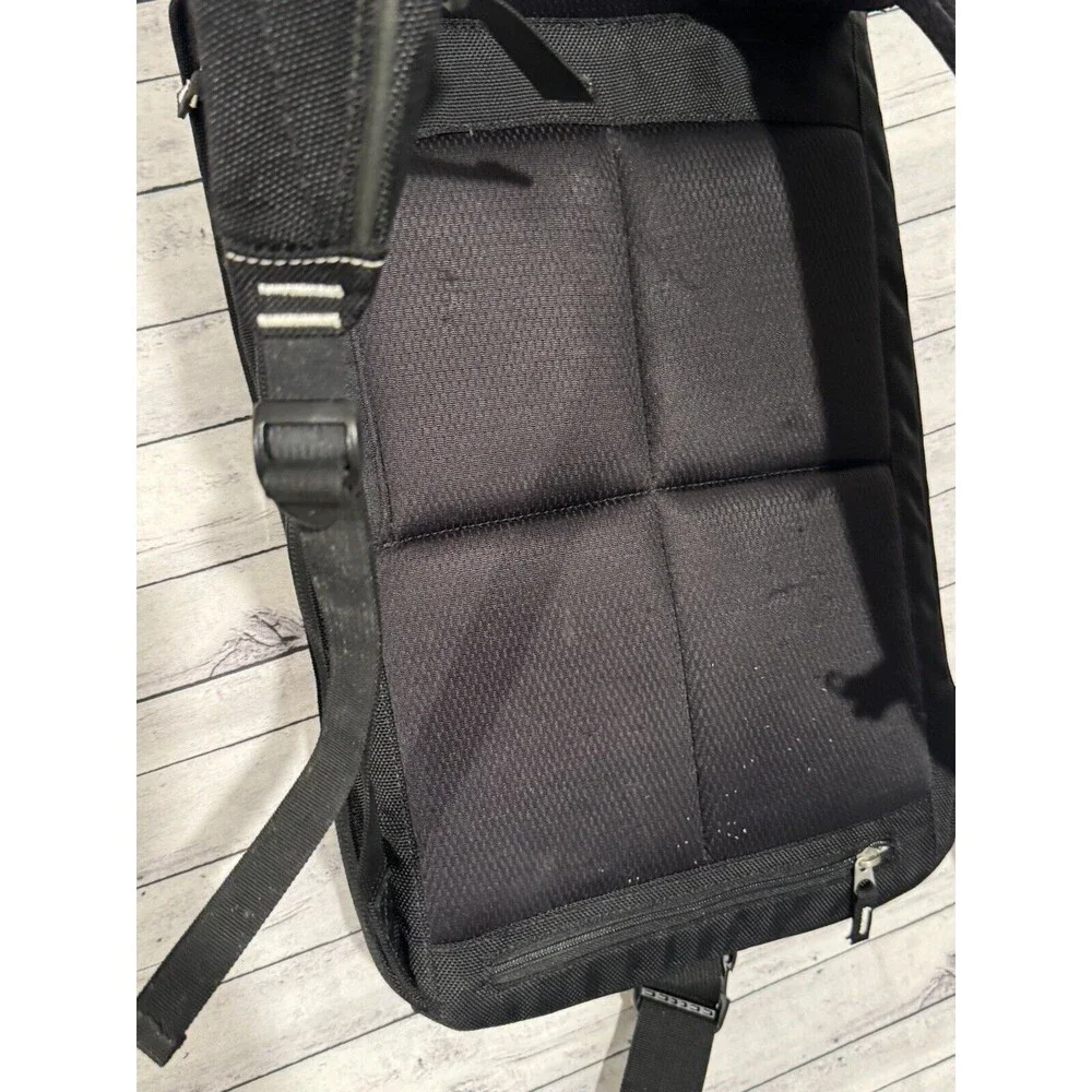 BRENTHAVEN Pro Style Slim Pack Laptop Backpack Black Water Resistant